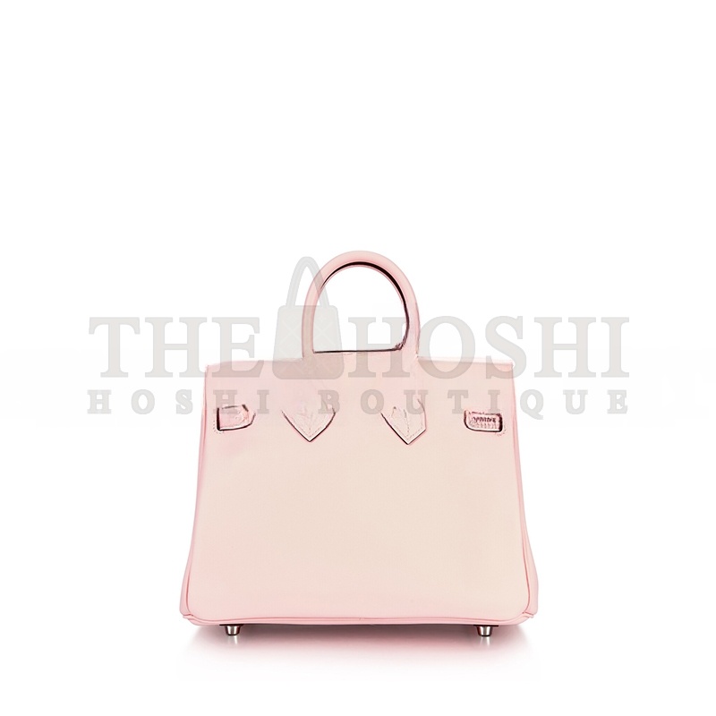 H**me5 ROSE SAKURA SWIFT BIRKIN 25 SILVER BUCKLE 1487913 (25*20*13cm) Master Quality
